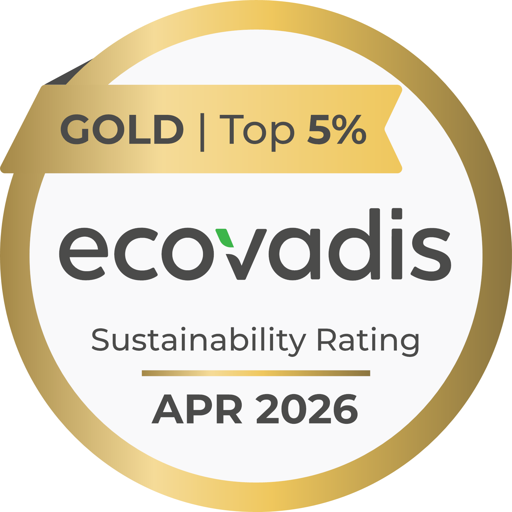 Ecovadis Gold Rating for Sustainability for YASH Group